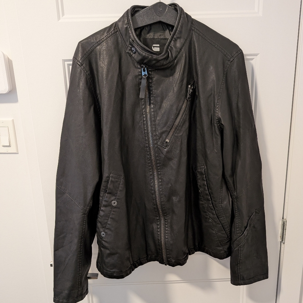 G StarRaw/Empral Deconstructed 3D Biker Jacket Sz XL - Picture 2 of 10